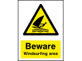 Beware Windsurfing Area